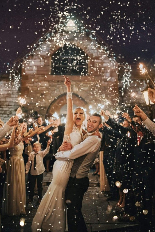 Creating a Magical Moment: Unforgettable Wedding Sparkler Bride Entrance Ideas