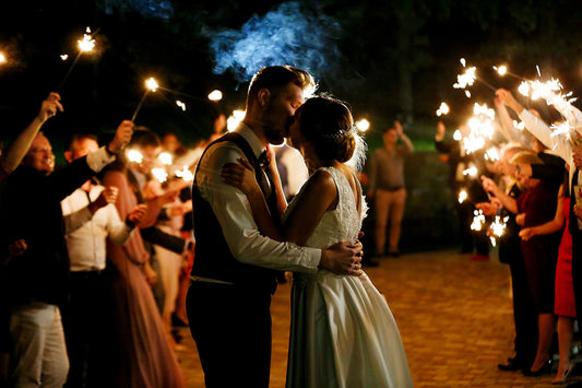 4 Creative Ways To Incorporate Sparklers Into Your Wedding Reception