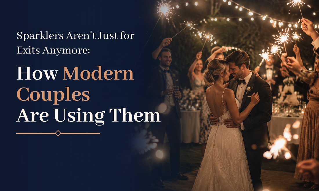 Sparklers Aren't Just for Exits Anymore: How Modern Couples Are Using Them