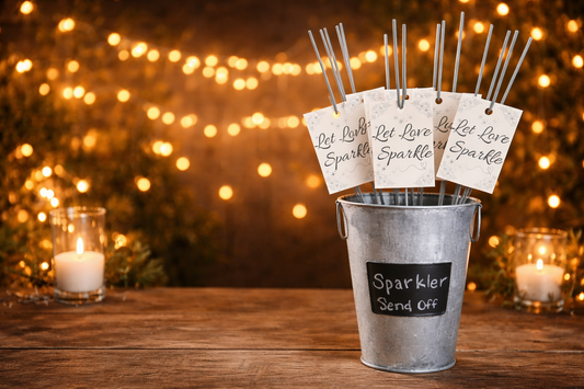 How to Choose the Right Wedding Sparklers: 10-Inch, 20-Inch, or 36-Inch?