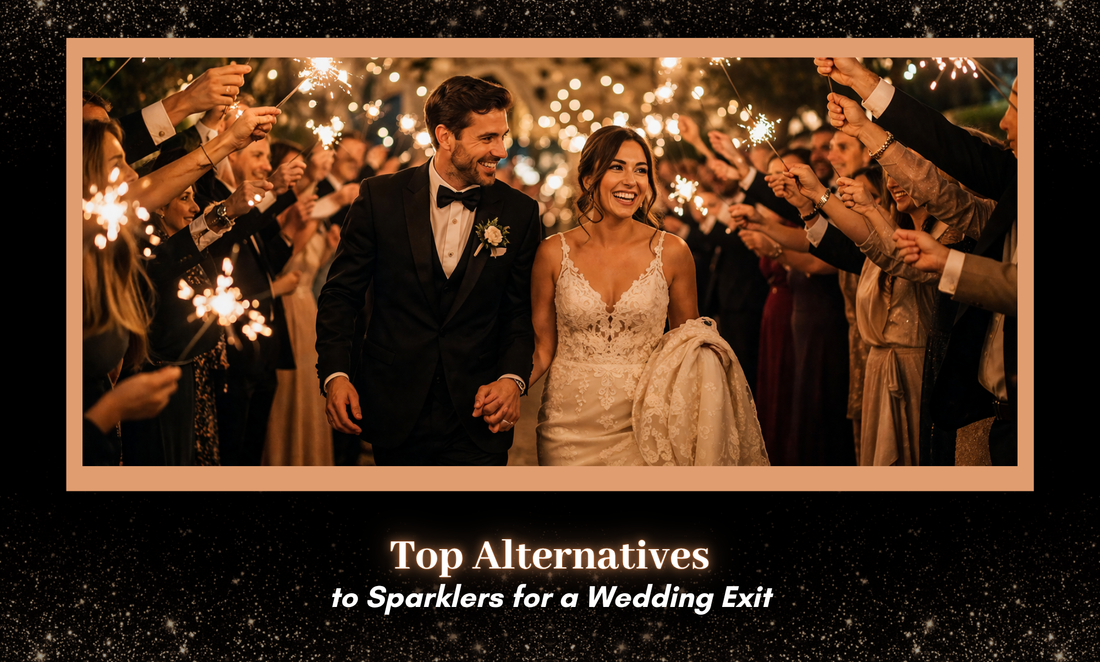 Top Alternatives to Sparklers for a Wedding Exit (And When to Use Them)