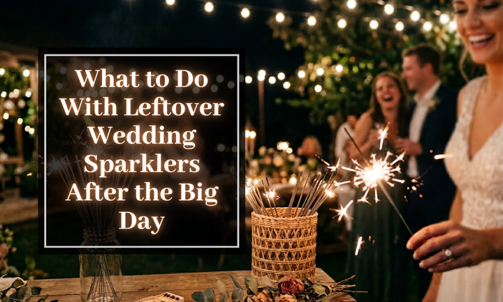 What to Do With Leftover Wedding Sparklers After the Big Day
