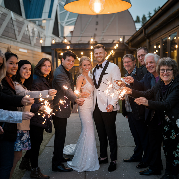 Are Sparklers at a Wedding a Good Idea?