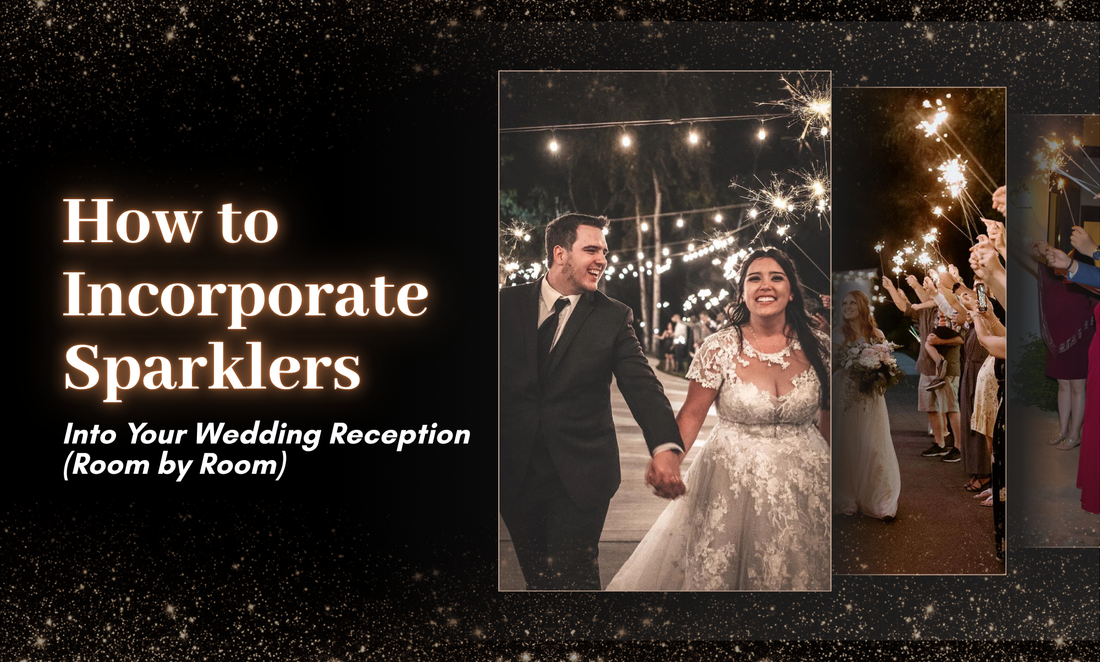 How to Incorporate Sparklers Into Your Reception (Room by Room)