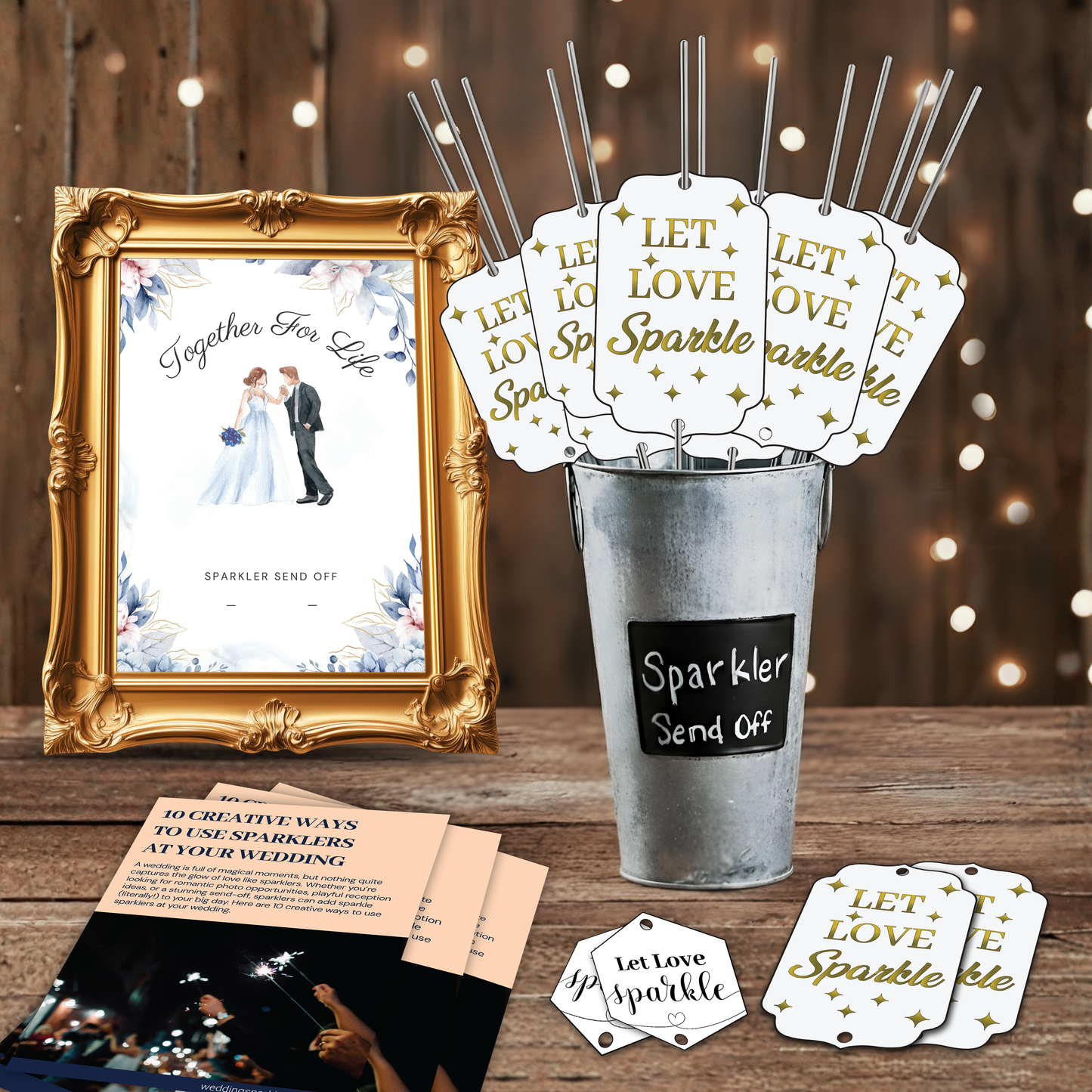 Sparkler Send-Off Digital Display Kit