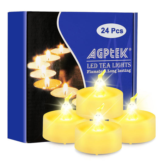 24 Pack Warm White Led Candles