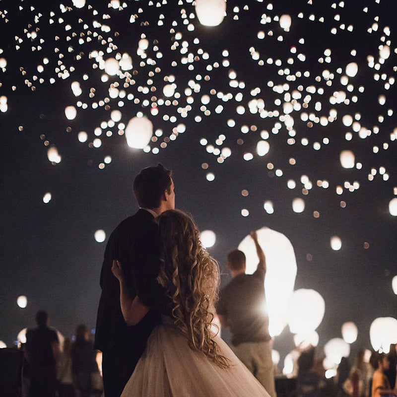 White Sky Lantern